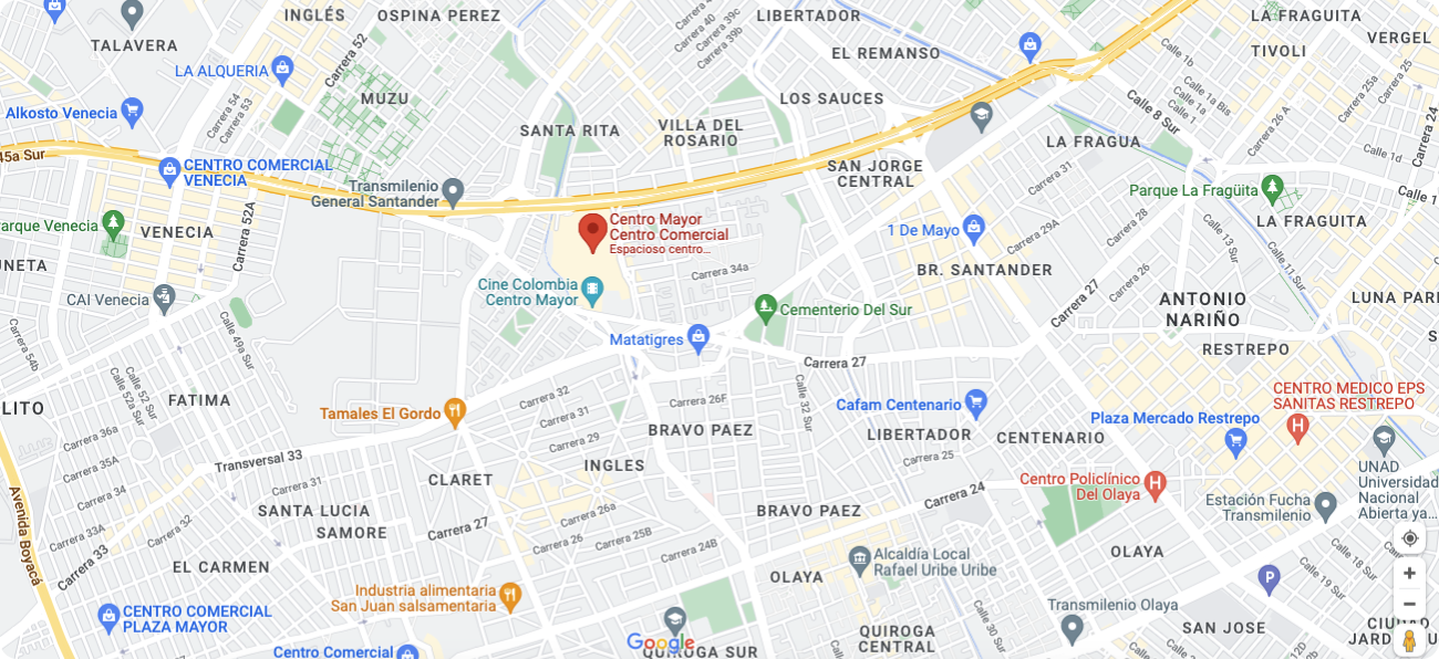 mapa de ubicación